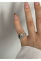 Heliophilia Silver Anillo de Latón Plateado